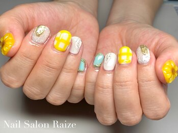 ライズ 本町店(Raize)/ぷっくりフラワー/ひまわり