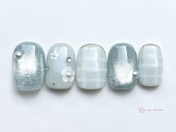 ネイルメゾン 池袋店(NAIL MAISON)/ちゅるフラワー￥7800