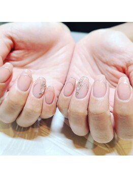 ネイルアンドまつげエクステ専門サロン スリー(THREE)/かこみフレンチ