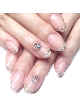 ネイルサロン アテナ(Athena)/持ち込みアート/ガラスフレンチ