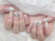 モカ 心斎橋(moca by Lee)/【Aina】ドットネイル