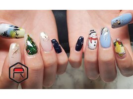 クリスマスネイル