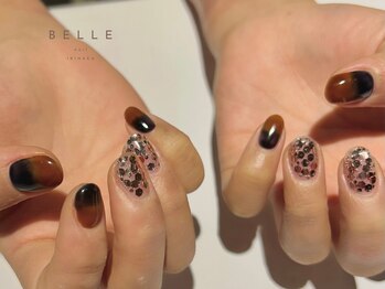 ベル(Belle)/お持ち込みart《紺＆ブラウン》