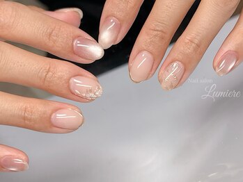 ネイル ルミエール 名古屋伏見店(Nail Lumiere)/繊細なフラワー