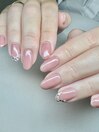 新生活/上品ワンポイントネイル