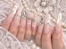 長さだし/ロングネイル/チェック