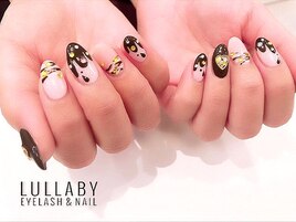 バレンタインネイル