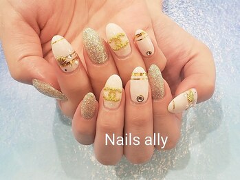 ネイルズアリー 立川店(Nails ally)/ブランドパーツ×サマーパーツ