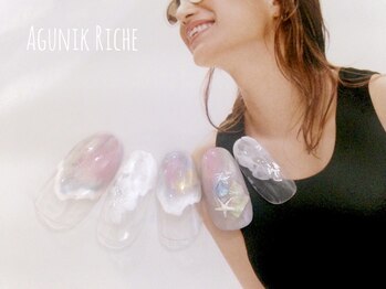 アグニークリッシェ(Agunik Riche)/【水彩ニュアンスネイル】