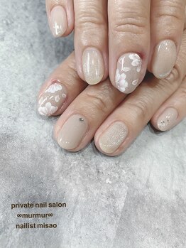 プライベート ネイルサロン マーマ(murmur)/フラワーネイル