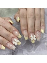 アイリッシュネイル 久屋大通店(Irish Nail)/黄色フレンチネイル