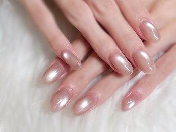 ノエル ネイル(NOEL)/マグネットワンカラー×ベージュ