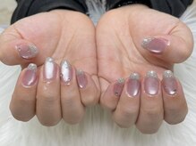 ロエン 北岡崎(ROEN)/マグネット×ラメフレンチ