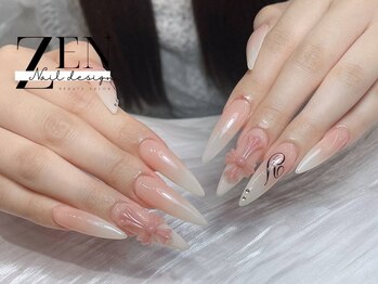 ゼン ネイル デザイン 池袋(ZEN NAIL DESIGN)/題長さだしやり放題×つけ放