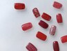 【フット】リミテッドカラー★レッドフットネイル★　期間限定デザイン