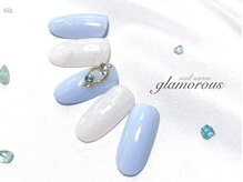 ネイルグラマラス 西新井店/《パラジェル》ブローチネイル