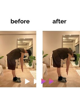 フィデル(fidele)/背中の柔軟性【北参道/神宮前】