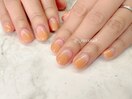 シンプルネイル（変形フレンチ