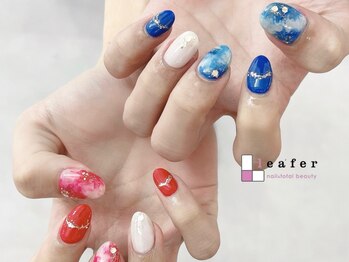 リーファネイルズ 岡山学南町店(Lea'ferNails)/季節ネイル