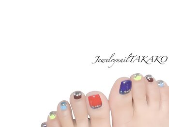 ジュエリーネイル タカコ(Jewelry nail TAKAKO)/マルチカラーネイル