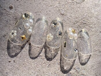 サニーデイズ ネイルアンドビューティー 曙橋店(SunnyDays Nail&Beauty)/きらきらビジューネイル