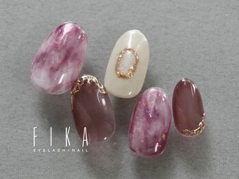 まつ毛エクステアンドネイル フィーカ 新松戸(FIKA)/ニュアンスデザイン