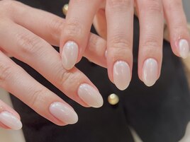 ホワイトミラーネイル