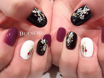ブランシュ(BLANCHE)/お正月ネイル和柄