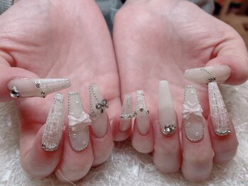 レアネイル 新宿(le'a nail)/ツイードネイル