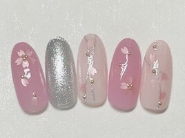 春限定デザインネイル 8500円