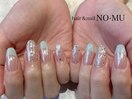 艶々パールミラーにフレンチ