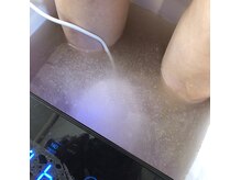 水素ストーン足湯で温まりながら体内のお掃除にいかがですか