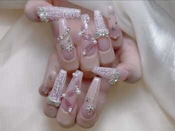 メロディービューティーサロン(Melody)の写真/【チップスカルプ&ジェル150分やり放題¥15980】可愛い指先キープ♪何回目でも同価格の通いやすさ抜群サロン