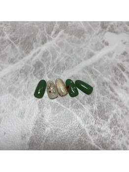 ネイルサロン エーナイン ちとせモール店/定額クリスマス【会員様】¥7700