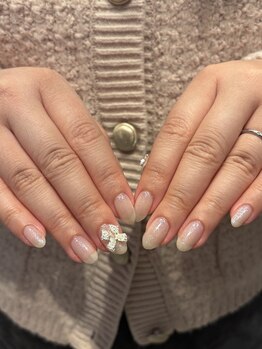 エン(enn)/ラメ×ベージュ