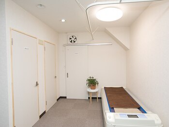 ゆうゆう整体院/更衣室/メイクルームご用意あり