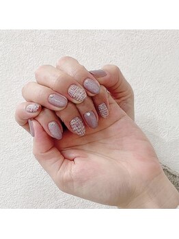 リーチェココ 筑紫野店(RICHE.coco)/ツイードネイル