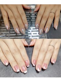 韓国風マグネットネイル