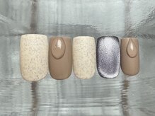 ナネア カラー(nanea color)/オフィスシンプルベージュ8000円