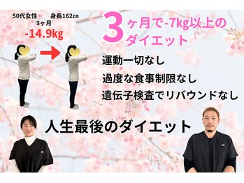 リュウ整骨院(Ryu整骨院)の写真/【オーダーメイド痩身整体×体質検査×食事指導】であなたの原因を突き止めサイズダウンへ導きます◎