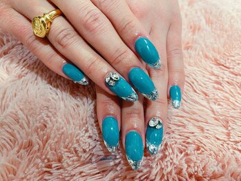 アイピー(I.P)/ターコイズブルーガラスフレンチ