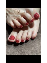 アベールココ(A belle coco)/シンプルフットネイル