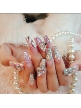 ローラネイル(Roller nail)/スカルプストーン乗せ放題¥12500