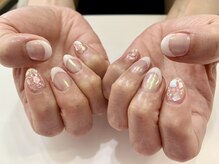 ゲンネイル(gen Nail)/オーロラ×フレンチシェルアート