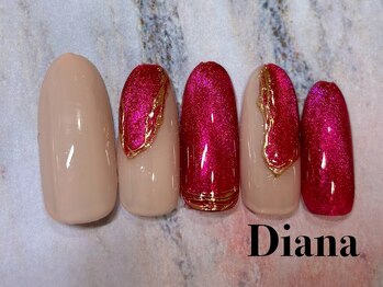 ディアナ ひたちなか高場店(DIANA)/定額ネイル 7,700円 A-137