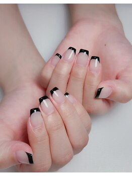 サムズアップネイル(thumbs up nail)/フレンチ