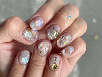 ノーヴェネイル 国分寺(nove.nail)/宝石ネイル☆☆