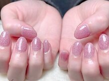 ツインネイル 塩釜口店(twin.nail)/ラメワンカラー