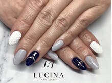 ネイルスタジオ ルキナ(LUCINA)/H-659大人可愛いニットネイル