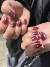 ユルックネイル(yluck nail)/マグネット/フラッシュ/春ネイル